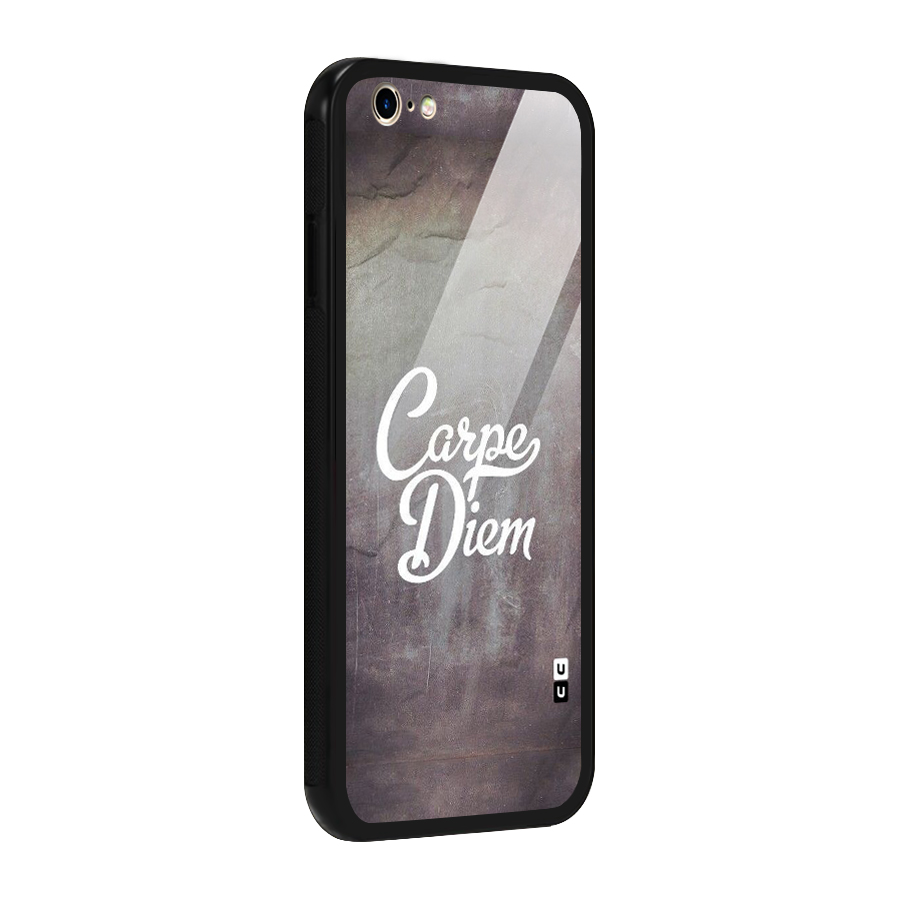 Carpe Diem Rugged Glass Back Case for iPhone 6 6S