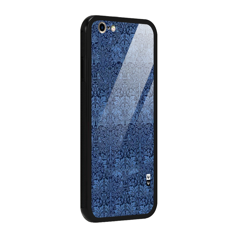 Carving Design Glass Back Case for iPhone 6 6S