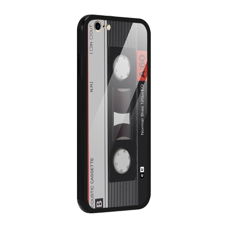 Casette Design Glass Back Case for iPhone 6 6S