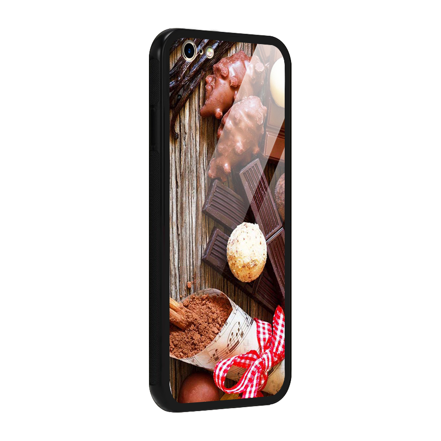Chocolate Candies Glass Back Case for iPhone 6 6S