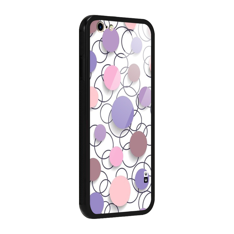 Circles And More Glass Back Case for iPhone 6 6S