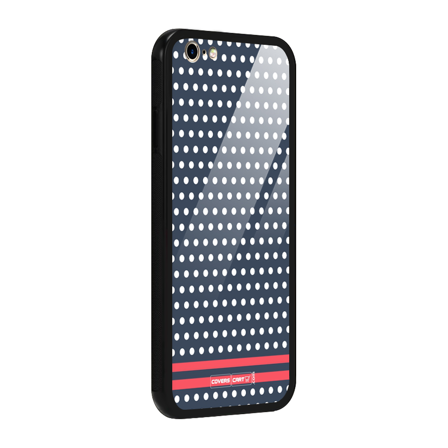 Classic Polka Dots Glass Back Case for iPhone 6 6S