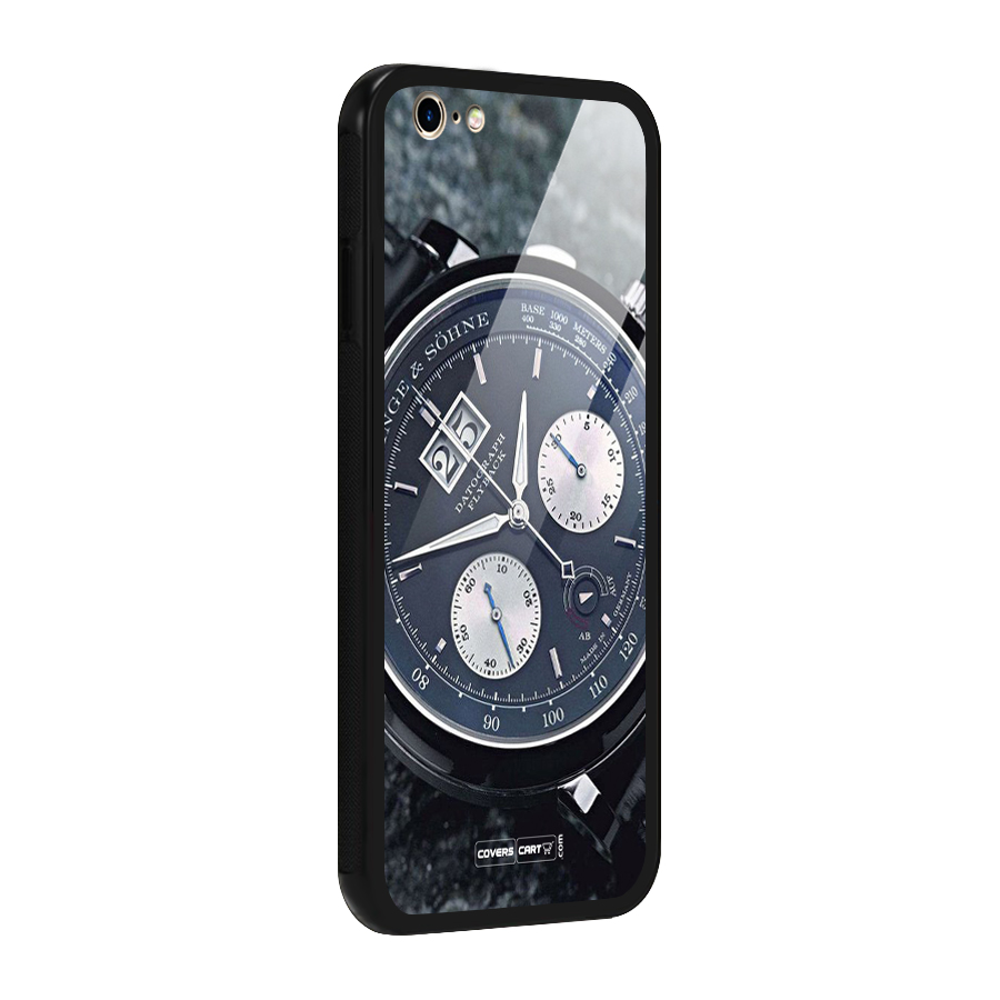 Classic Wrist Watch Glass Back Case for iPhone 6 6S