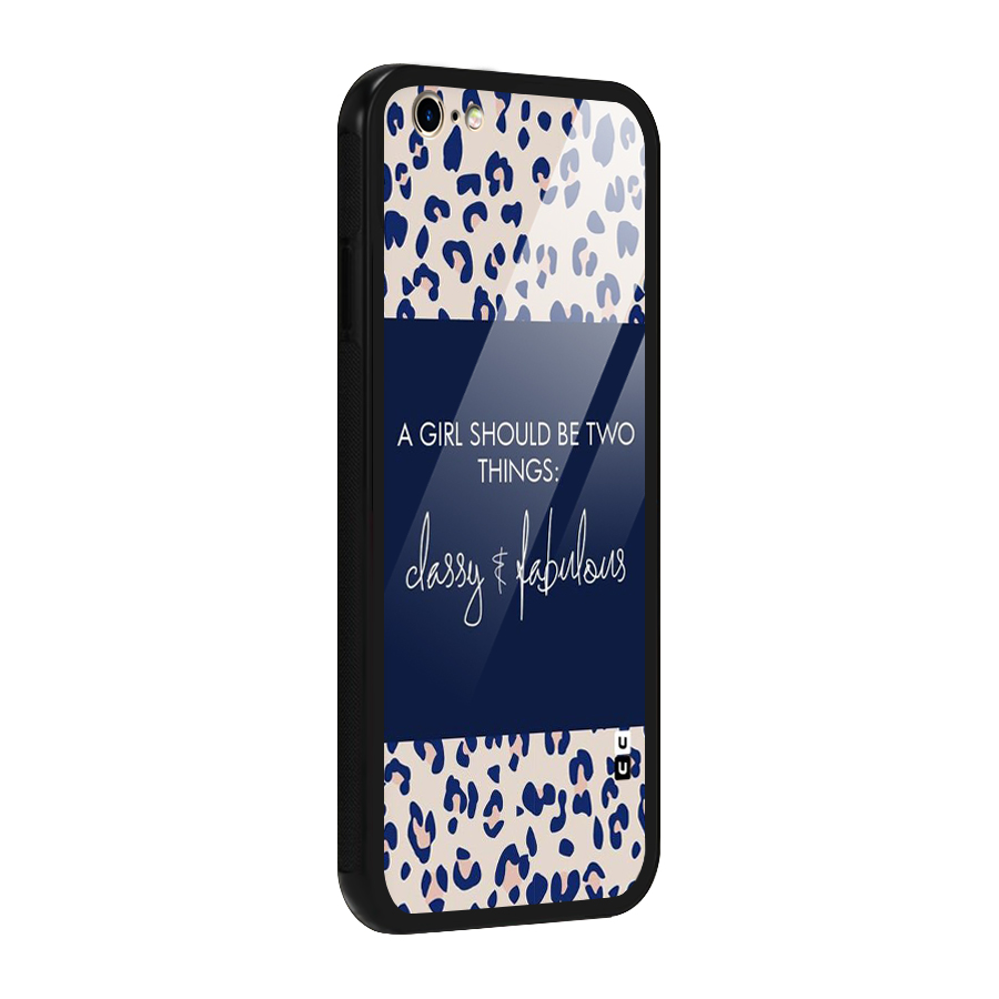 Classy and Fabulous Glass Back Case for iPhone 6 6S