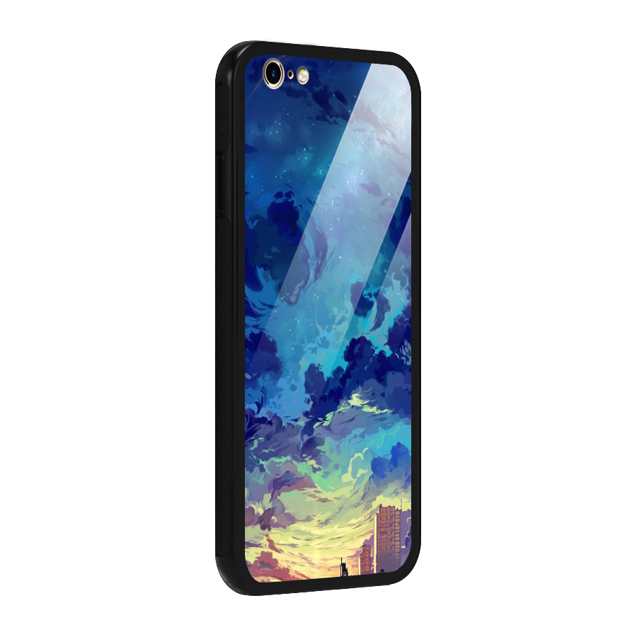 Cloud Art Glass Back Case for iPhone 6 6S