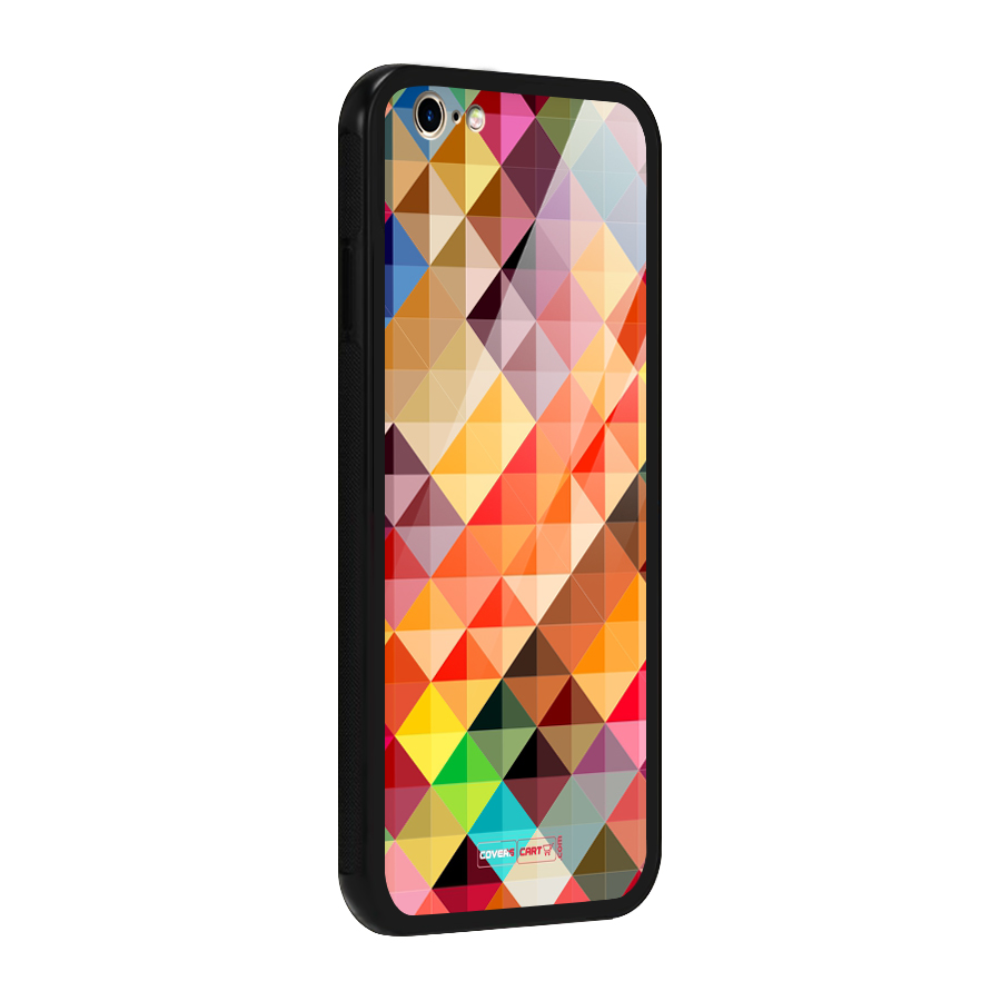 Colorful Cubes Glass Back Case for iPhone 6 6S