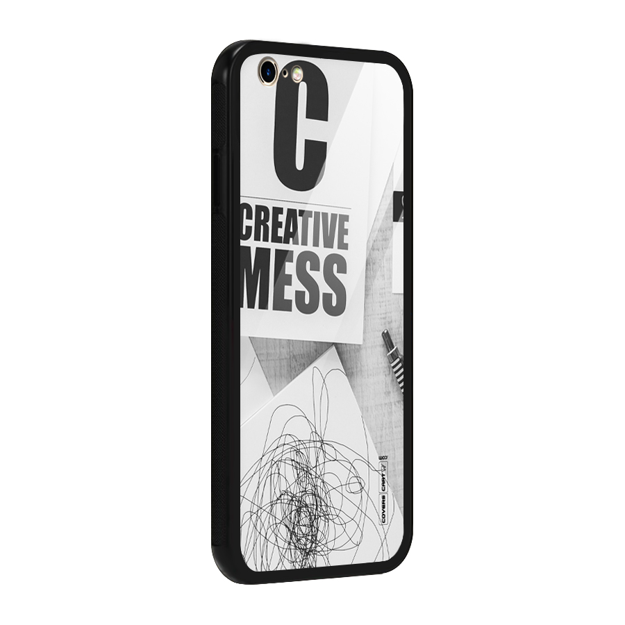Creative Mess Glass Back Case for iPhone 6 6S
