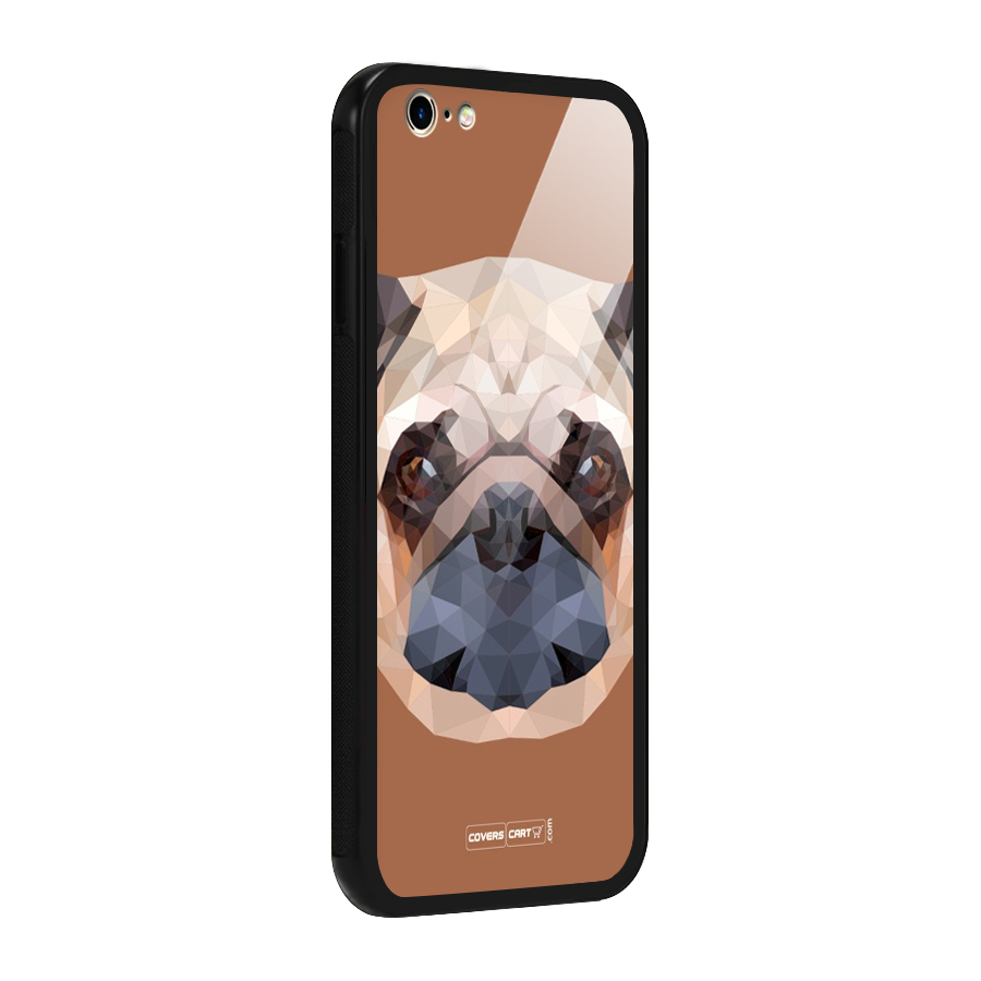 Cute Pug Glass Back Case for iPhone 6 6S