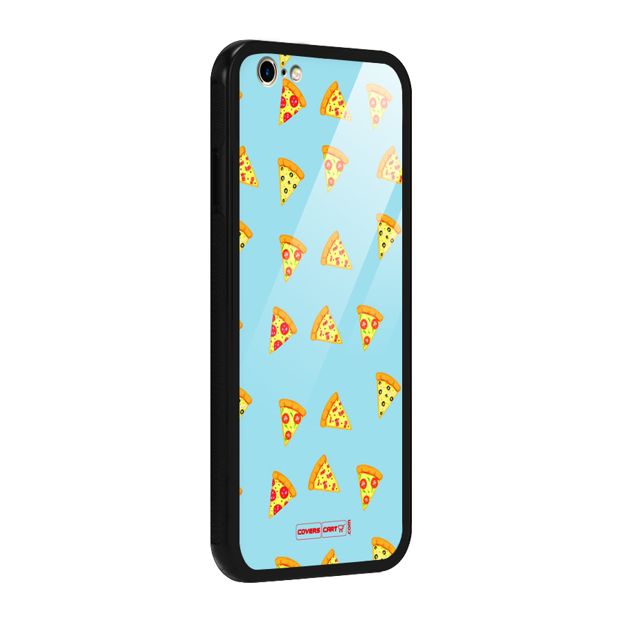 Cute Slices of Pizza Glass Back Case for iPhone 6 6S