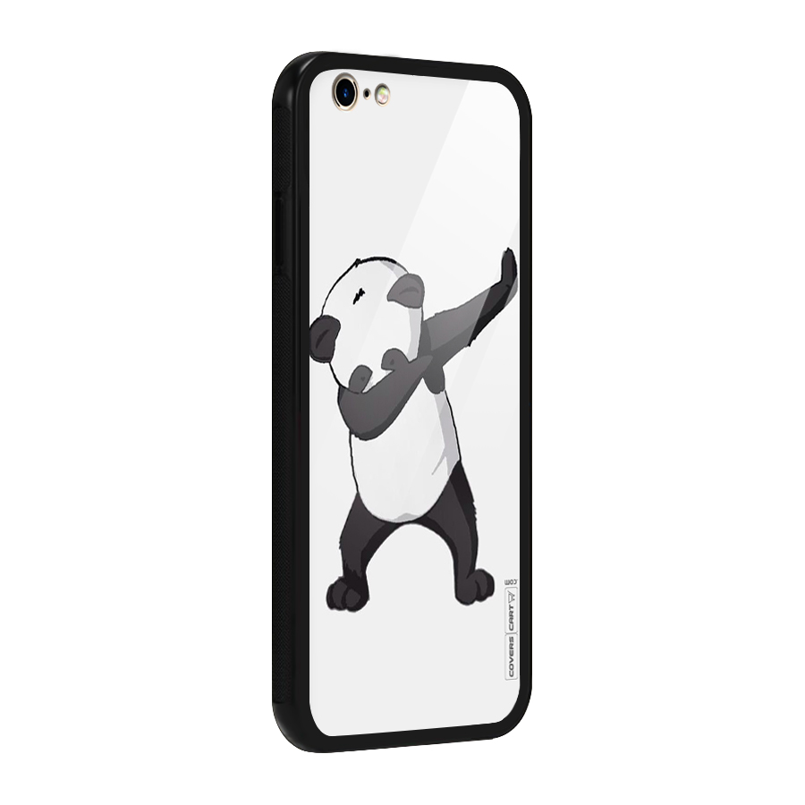 Dab Panda Shoot Glass Back Case for iPhone 6 6S