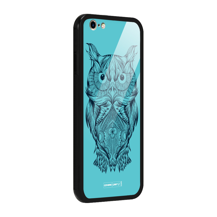 Designer Owl Glass Back Case for iPhone 6 6S