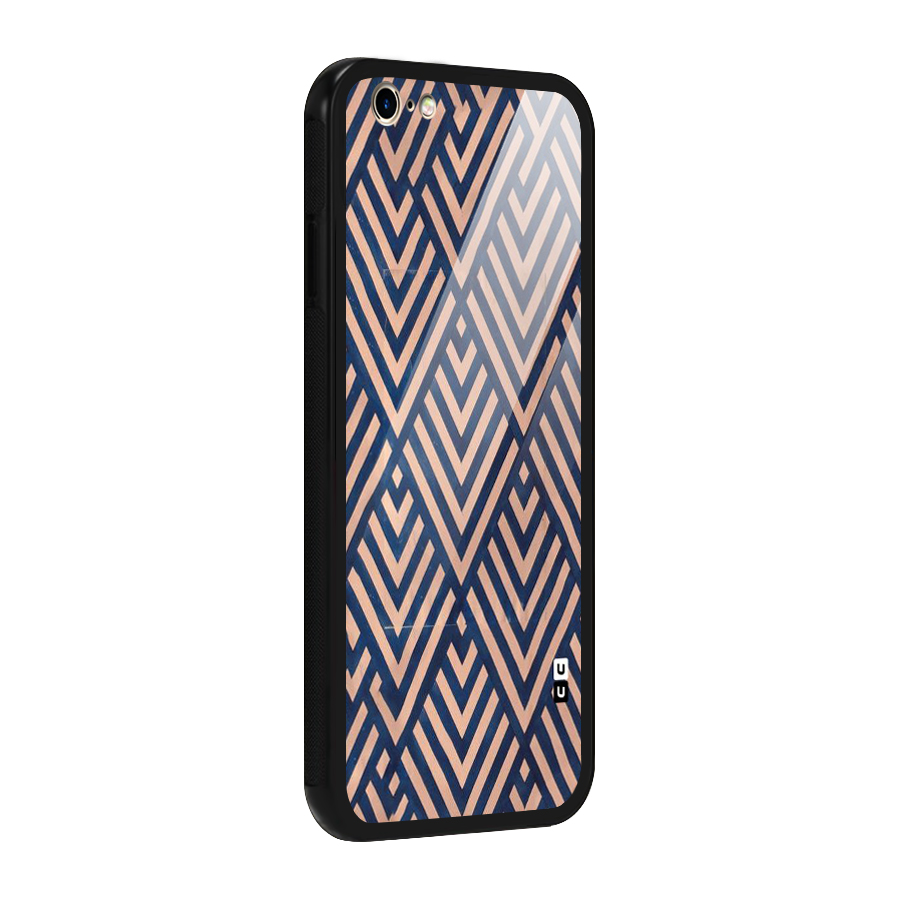 Diamond Blues Glass Back Case for iPhone 6 6S