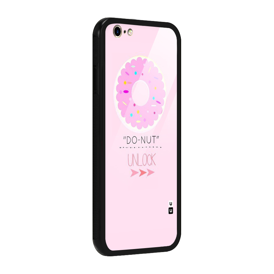Do-Nut Unlock Glass Back Case for iPhone 6 6S