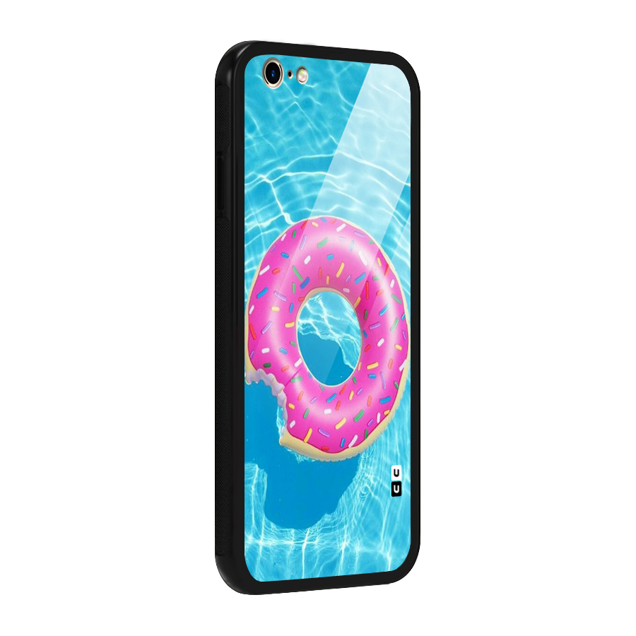 Donut Swim Glass Back Case for iPhone 6 6S