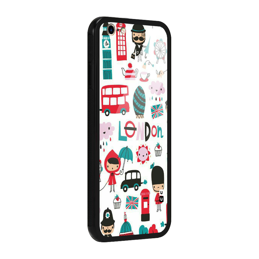 Double Decker Glass Back Case for iPhone 6 6S