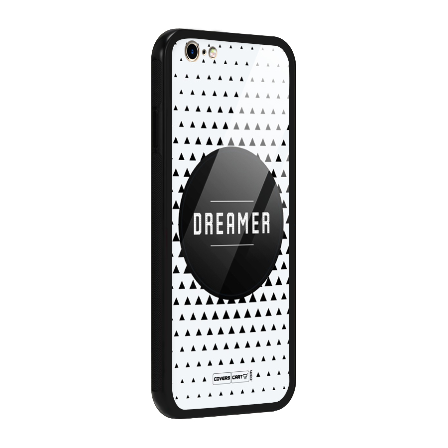 Dreamer Minimalist Glass Back Case for iPhone 6 6S