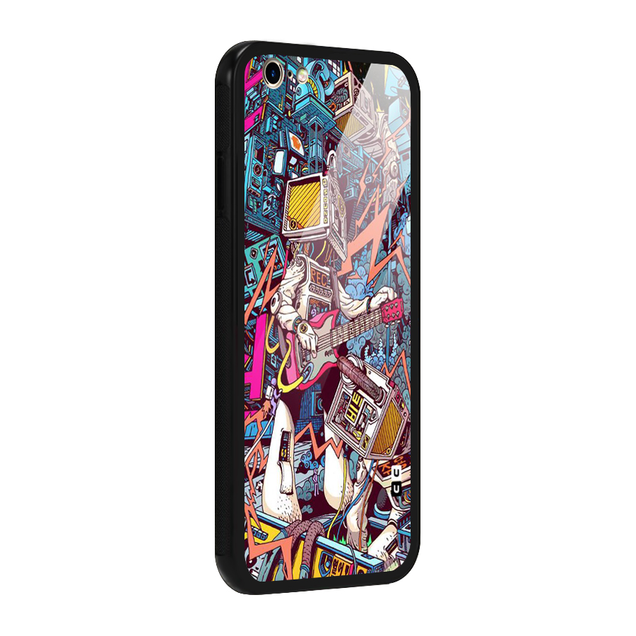 Electric Colors Glass Back Case for iPhone 6 6S