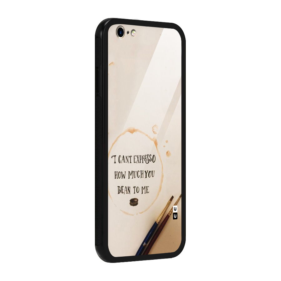 Espresso Bean Glass Back Case for iPhone 6 6S