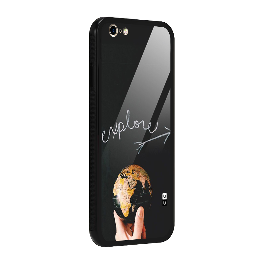 Explore World Glass Back Case for iPhone 6 6S