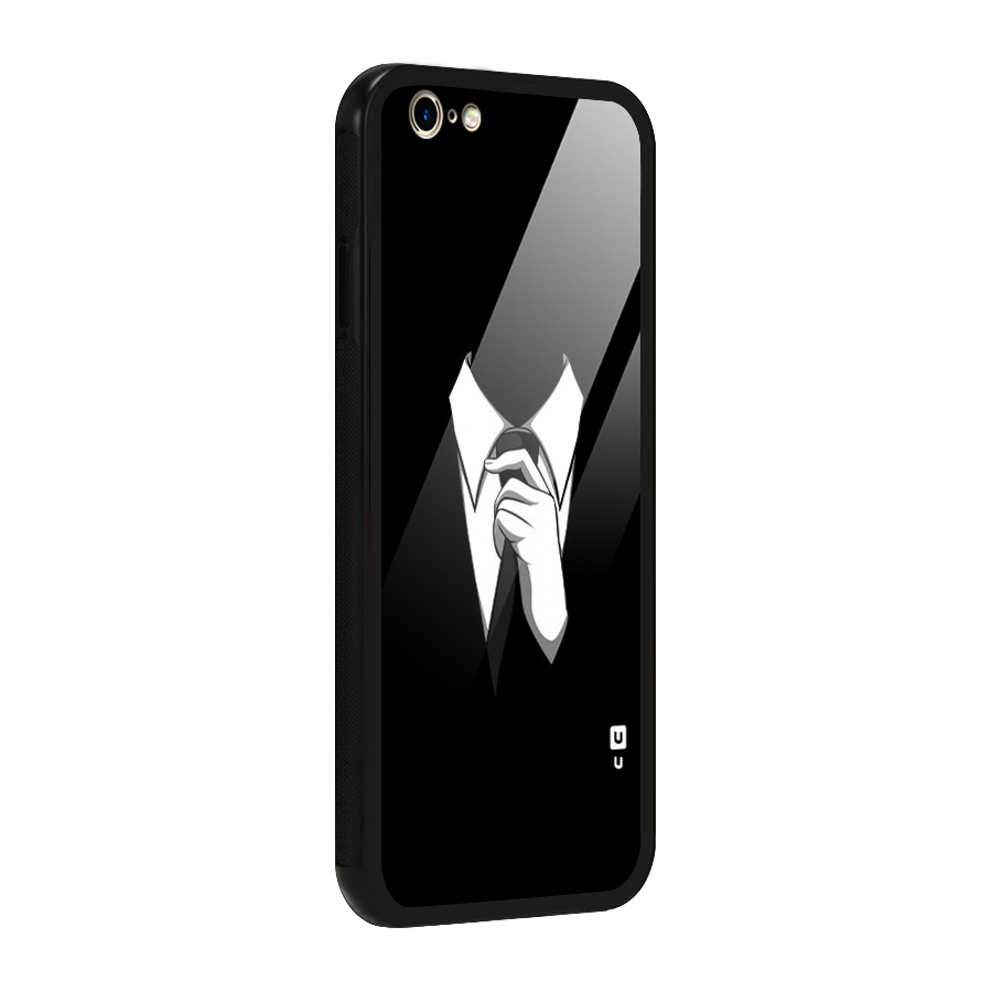 Faceless Gentleman Glass Back Case for iPhone 6 6S