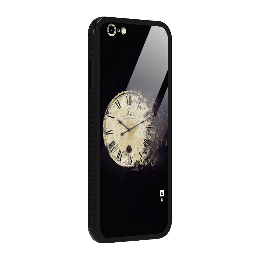 Fading Clock Glass Back Case for iPhone 6 6S