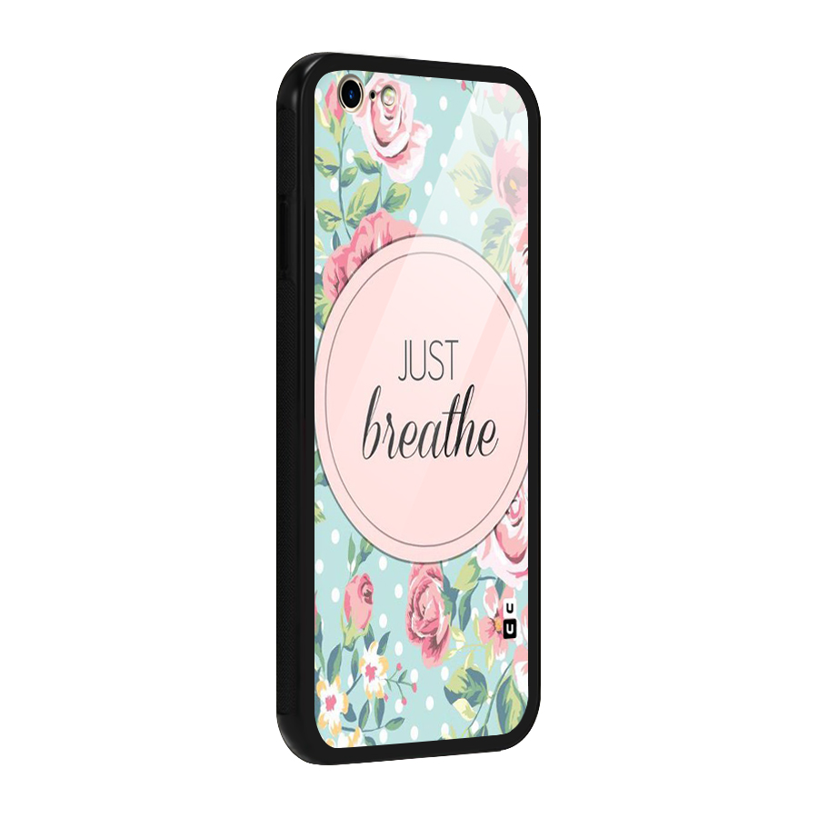 Floral Bloom Glass Back Case for iPhone 6 6S