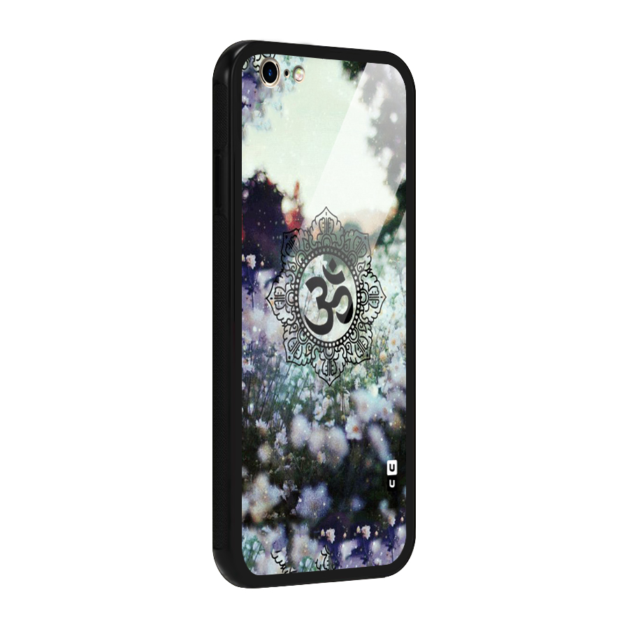 Floral Pray Glass Back Case for iPhone 6 6S