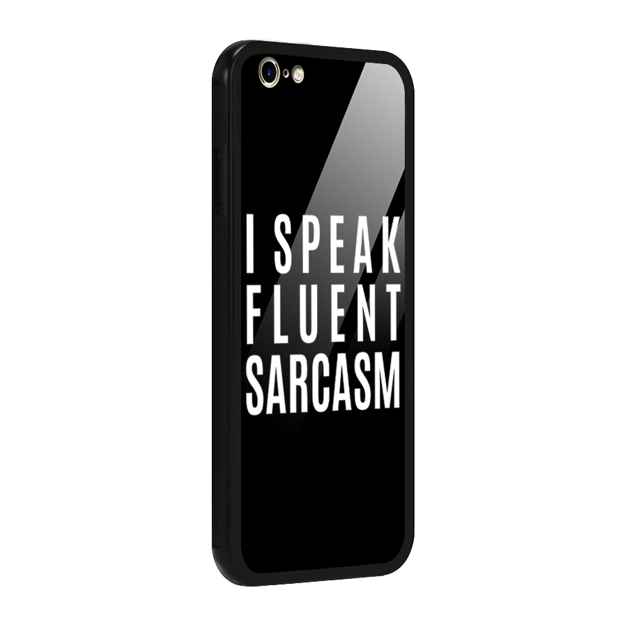 Fluent Sarcasm Glass Back Case for iPhone 6 6S
