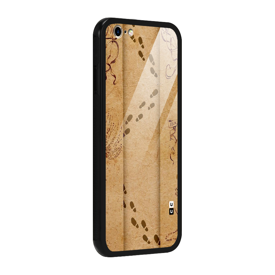 Footsteps Glass Back Case for iPhone 6 6S