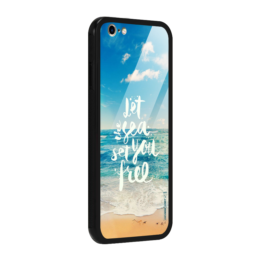 Free Sea Glass Back Case for iPhone 6 6S