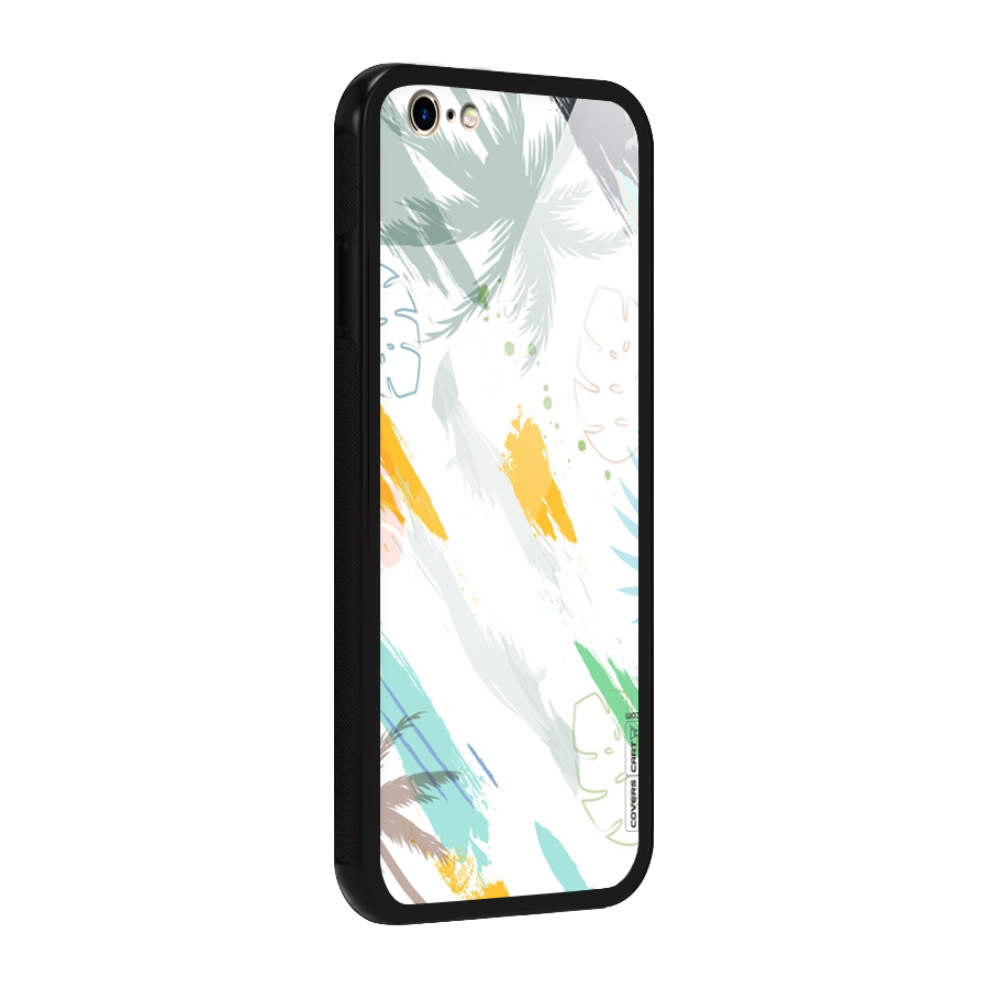 Fresh Colors Splash Glass Back Case for iPhone 6 6S