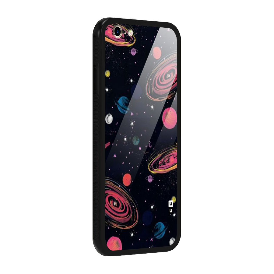 Galaxy Beauty Glass Back Case for iPhone 6 6S