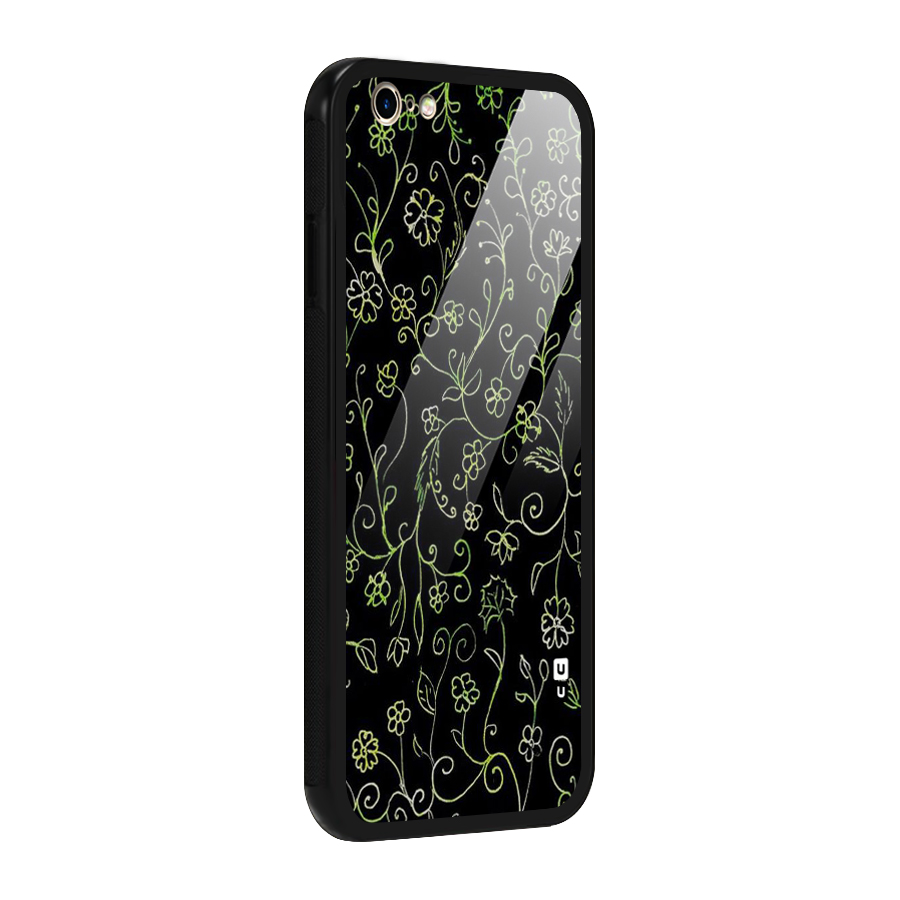 Green Leaves Glass Back Case for iPhone 6 6S
