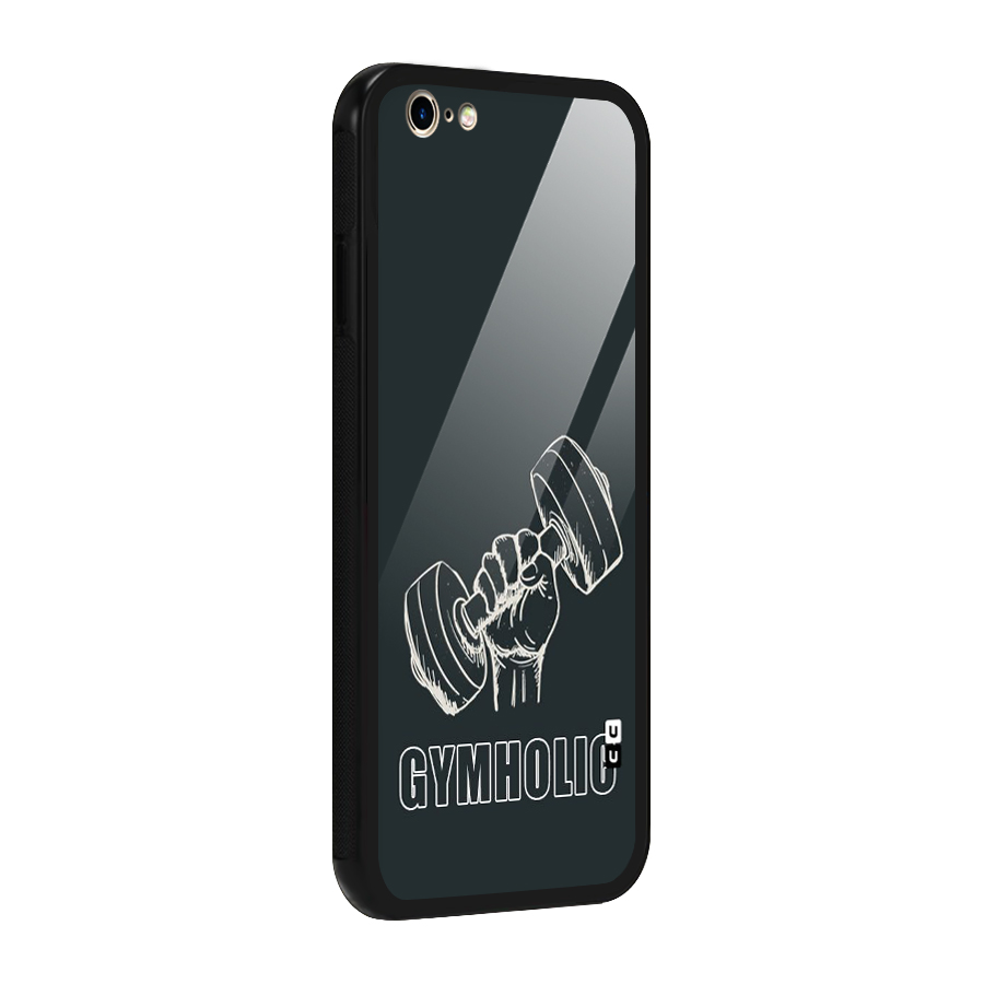 Gymholic Design Glass Back Case for iPhone 6 6S