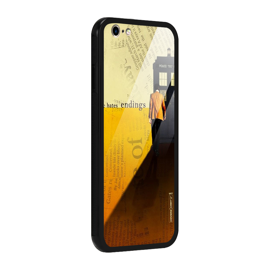 Hates Endings Glass Back Case for iPhone 6 6S