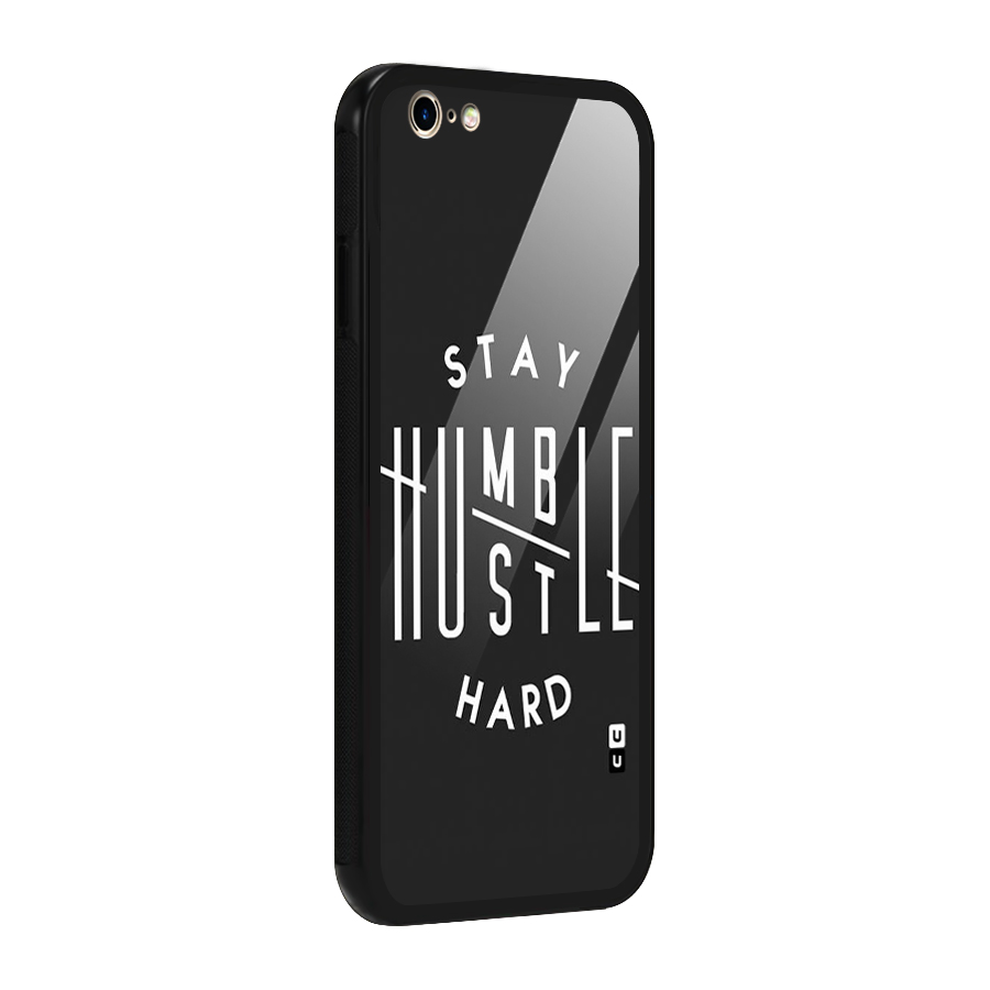 Hustle Hard Glass Back Case for iPhone 6 6S