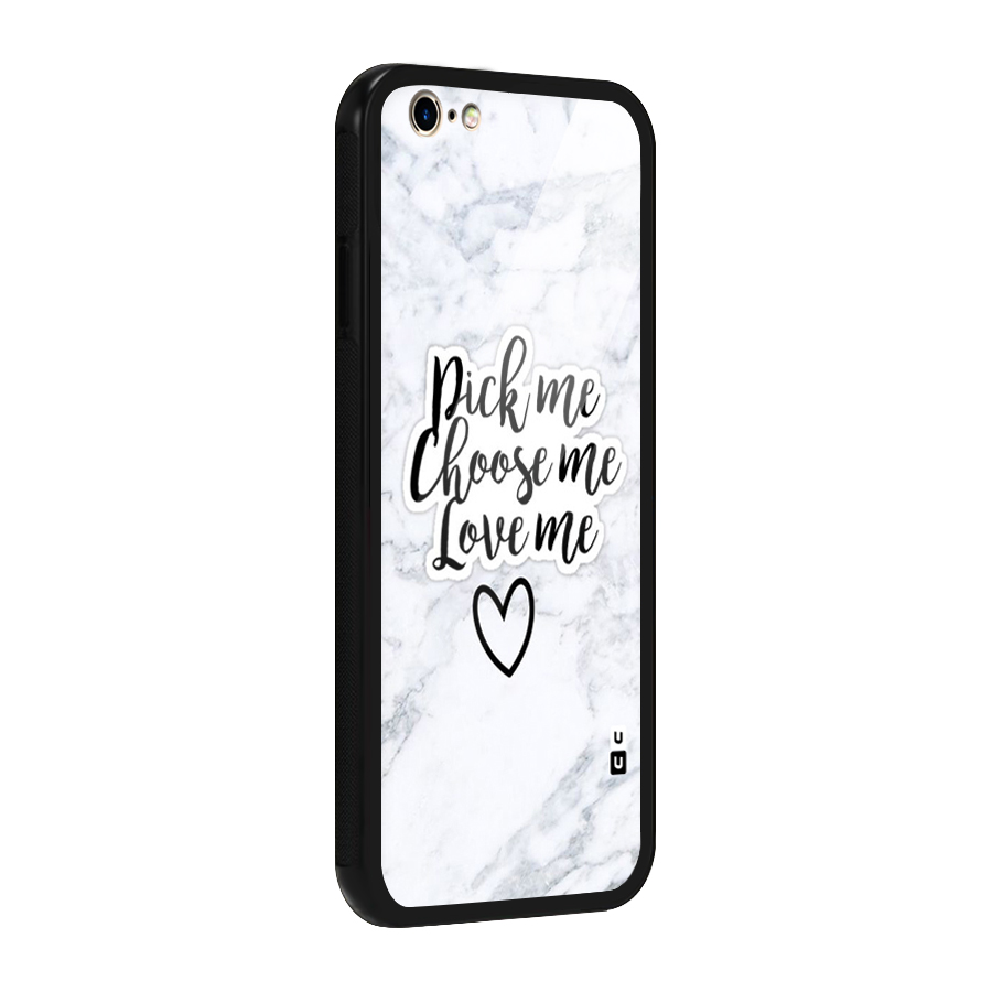 Just Me Glass Back Case for iPhone 6 6S
