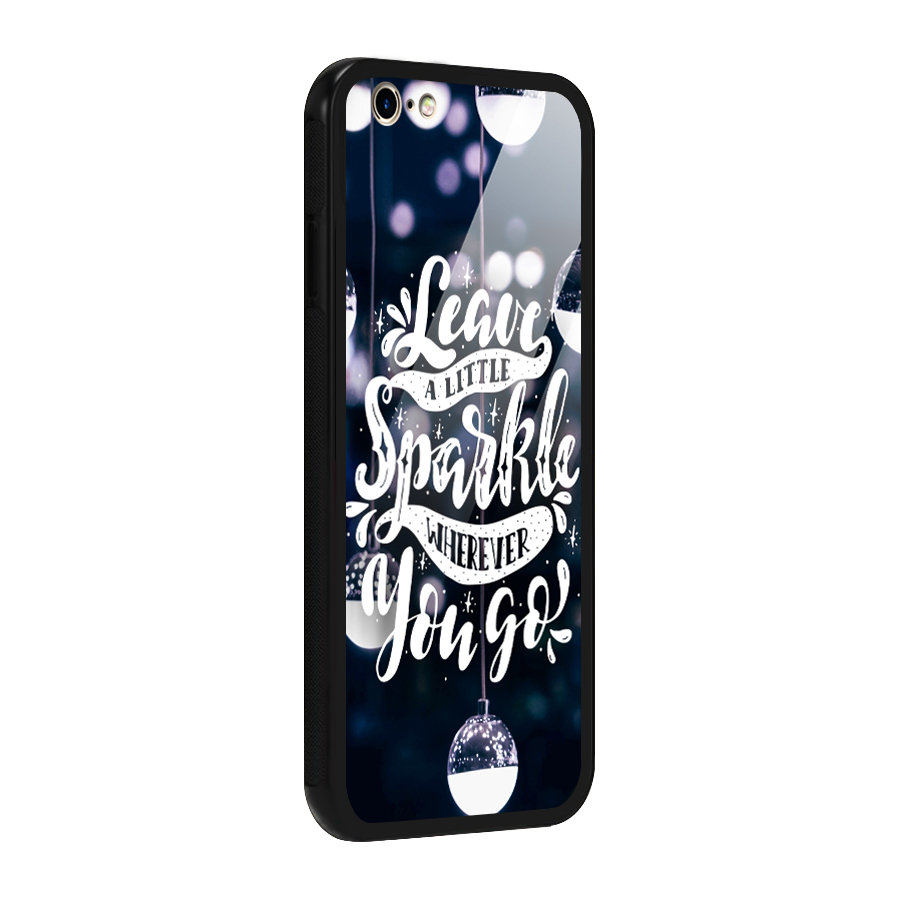 Little Spark Glass Back Case for iPhone 6 6S
