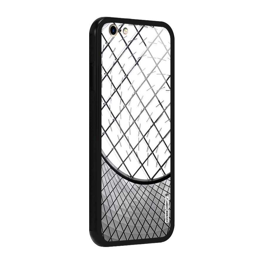 Modern Abstract Pattern Glass Back Case for iPhone 6 6S