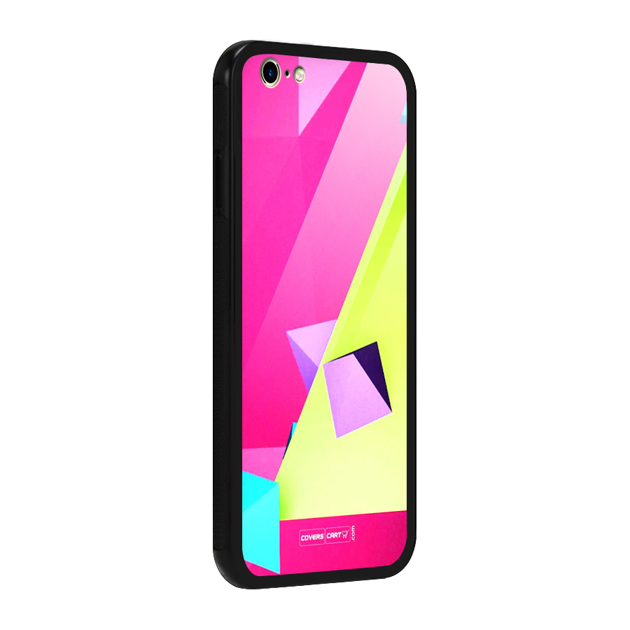 Motion Triangles Glass Back Case for iPhone 6 6S