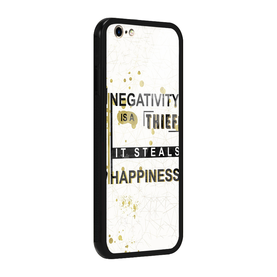 Negativity Thief Glass Back Case for iPhone 6 6S