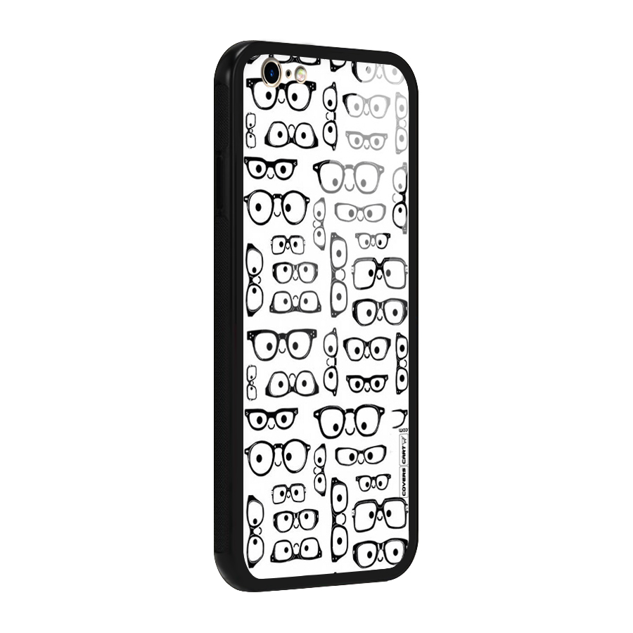 Nerdy Specs Glass Back Case for iPhone 6 6S
