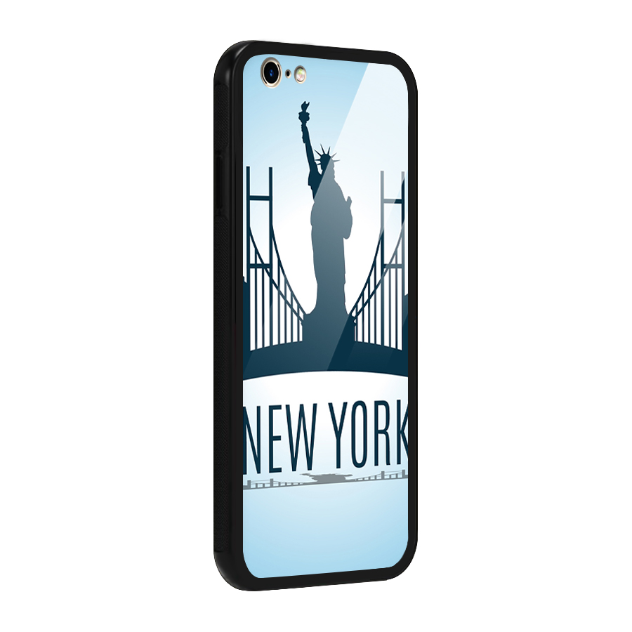 New York Skyline Glass Back Case for iPhone 6 6S