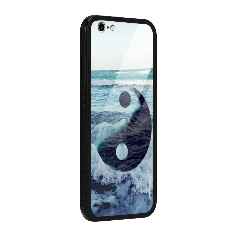 Oceanic Peace Design Glass Back Case for iPhone 6 6S