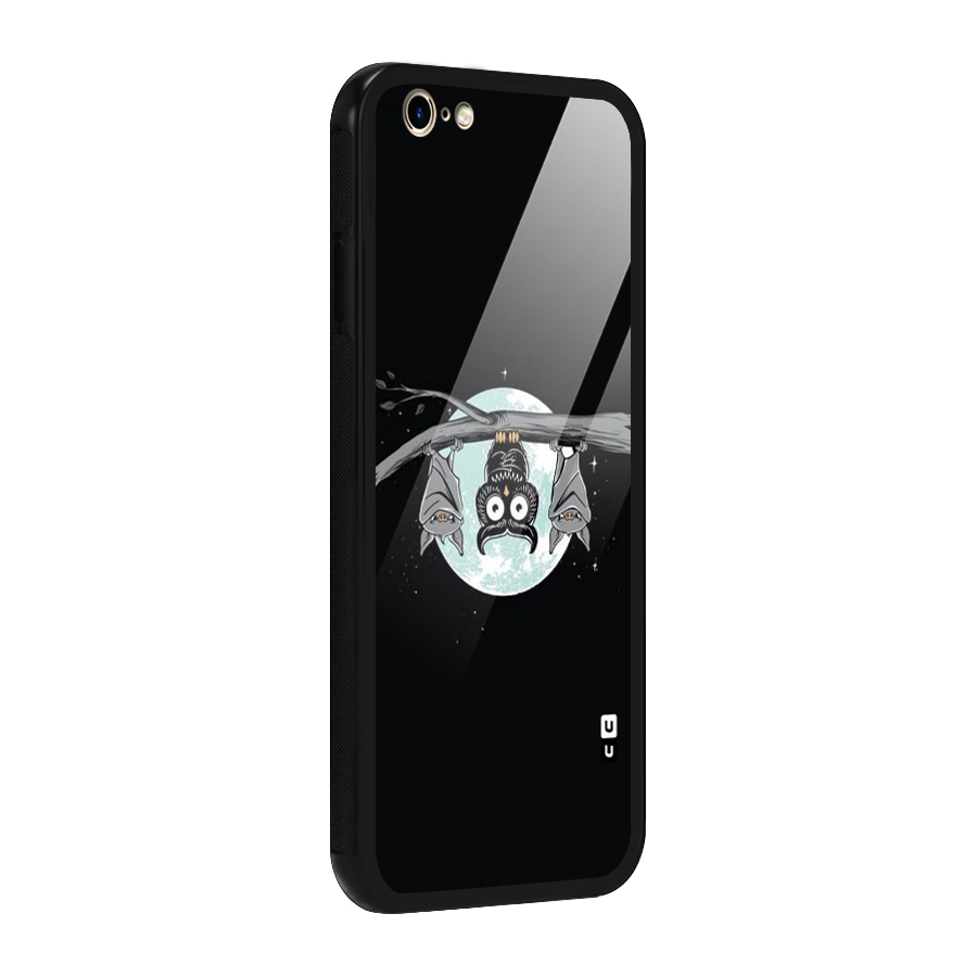 Owl Hanging Glass Back Case for iPhone 6 6S