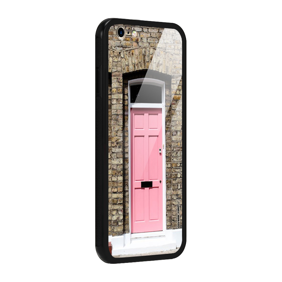 Pastel Pink Door Glass Back Case for iPhone 6 6S