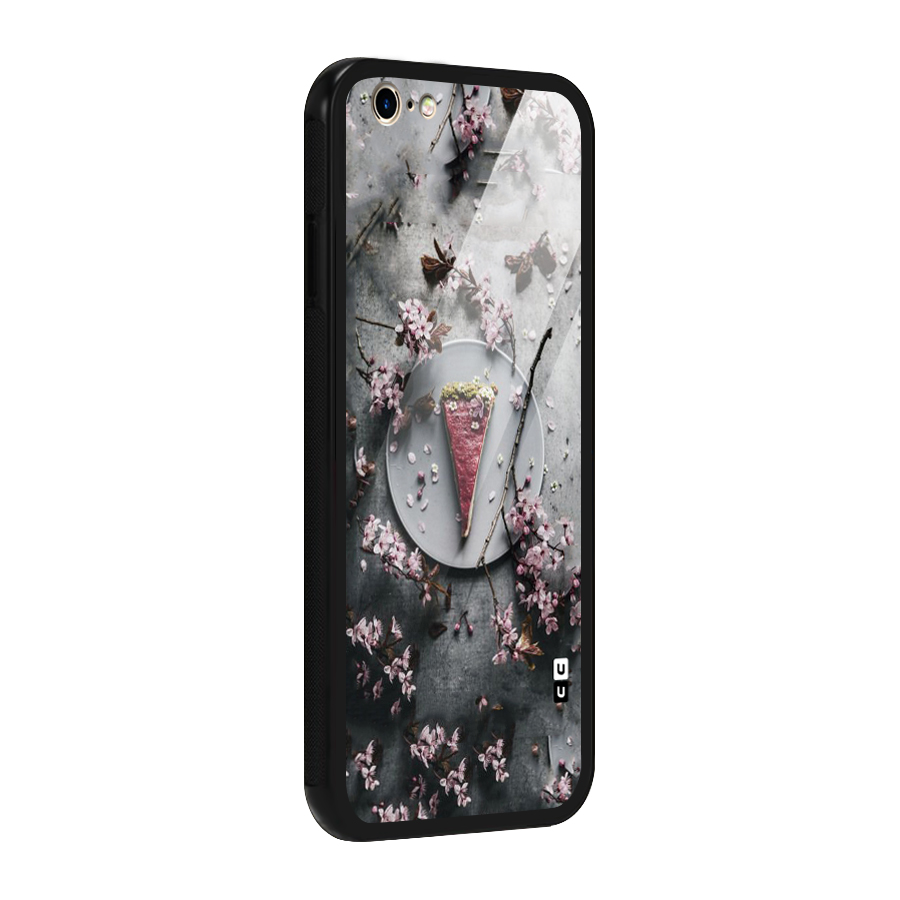 Pastry Florals Glass Back Case for iPhone 6 6S