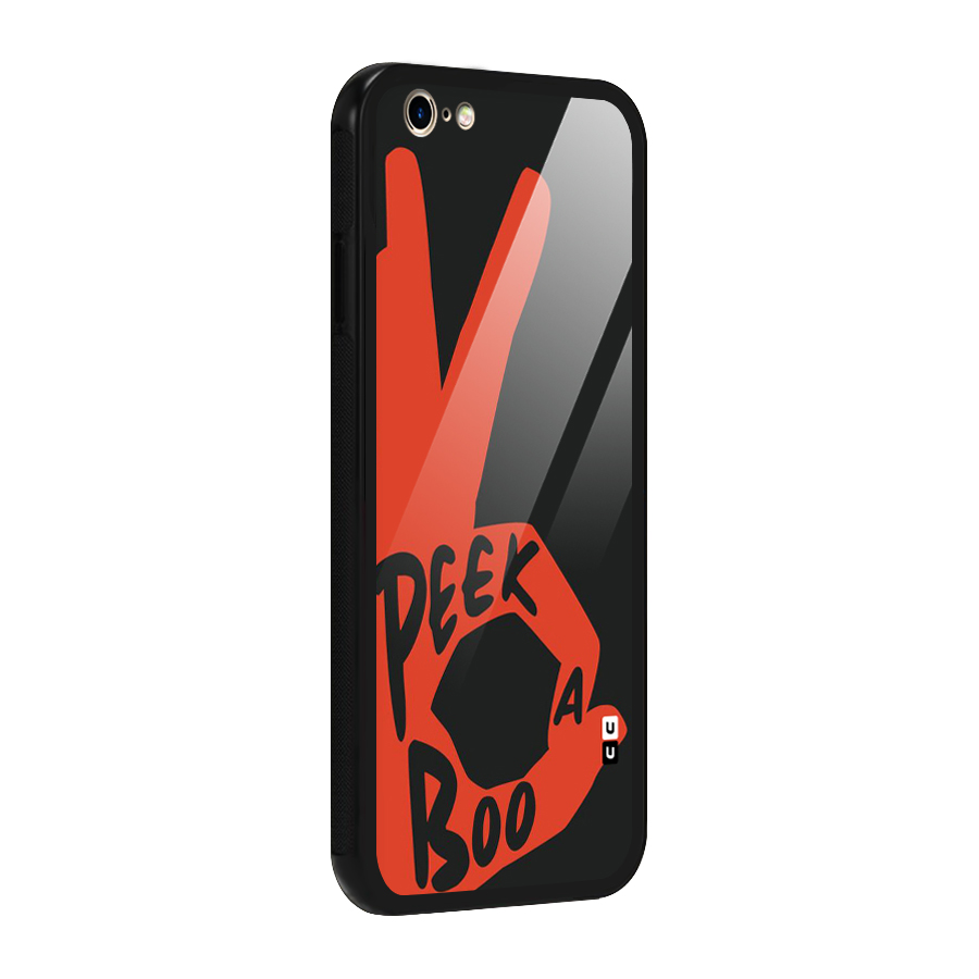 Peek-a-boo Glass Back Case for iPhone 6 6S