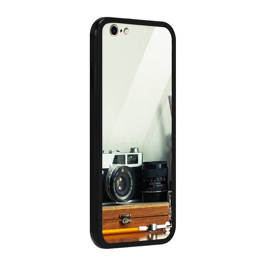 Photographer Desk Glass Back Case for iPhone 6 6S