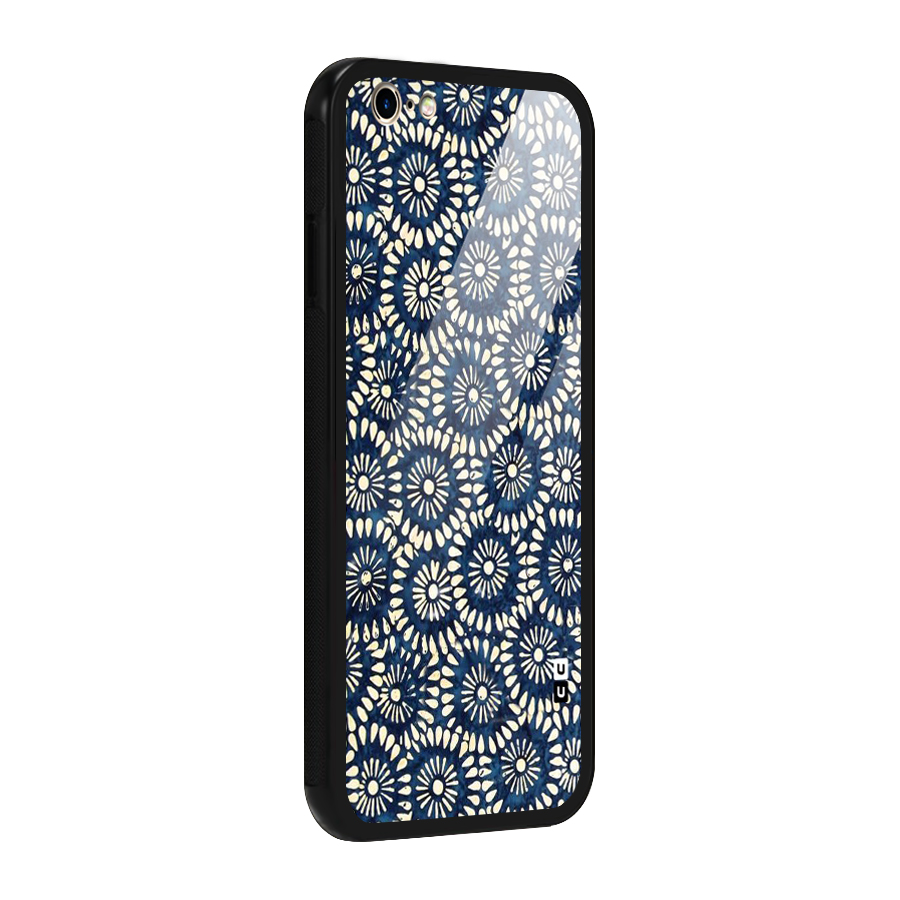 Pretty Circles Glass Back Case for iPhone 6 6S
